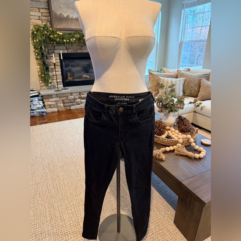 American Eagle Outfitters Women's black  Jeans Jeggings